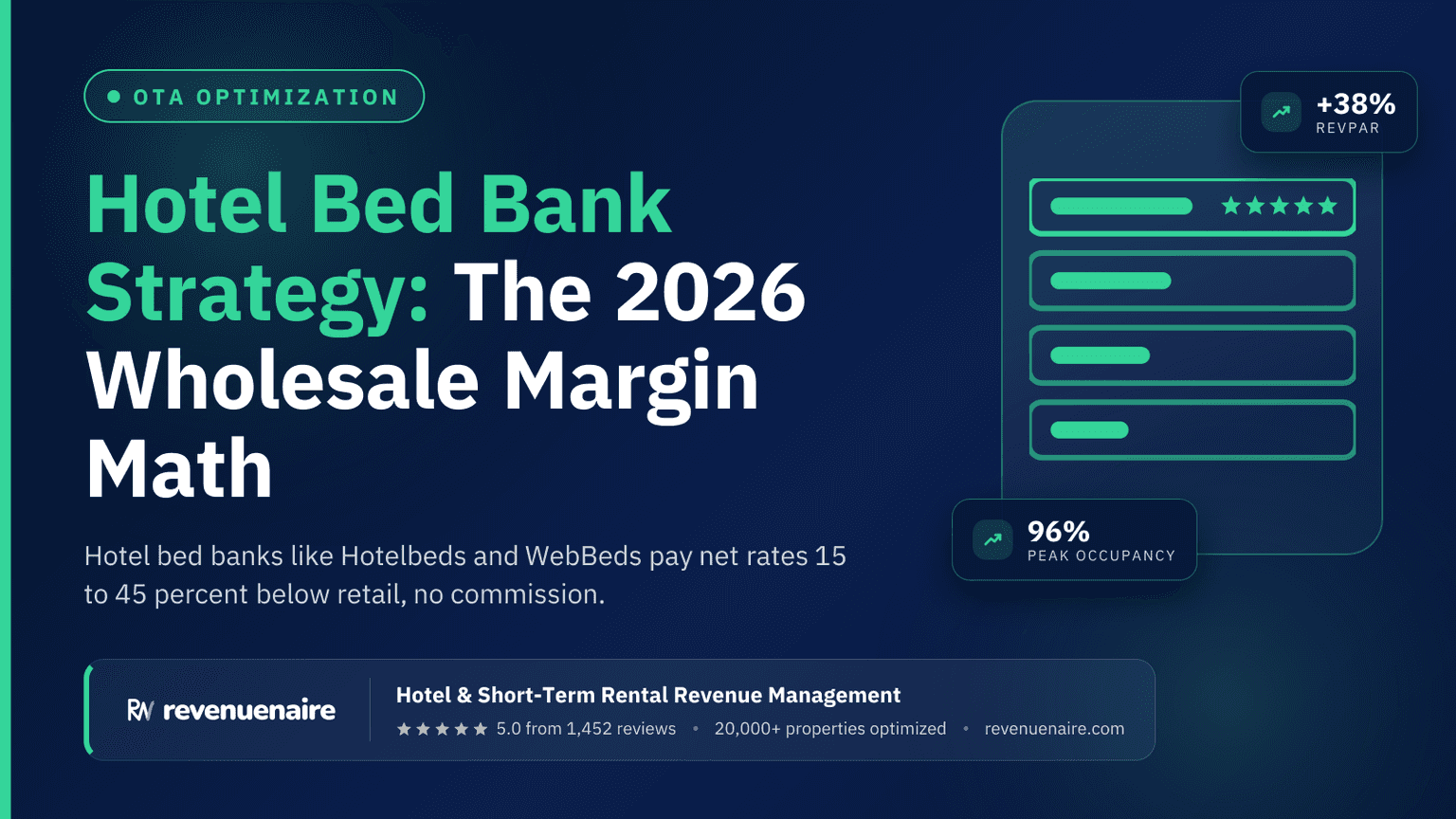 Hotel Bed Bank Strategy: The 2026 Wholesale Margin Math