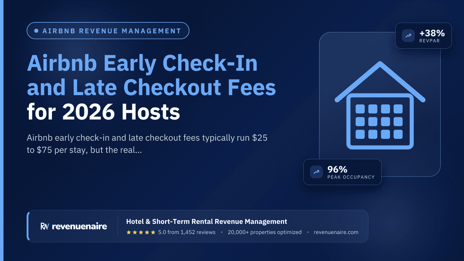 Airbnb Early Check-In and Late Checkout Fees for 2026 Hosts