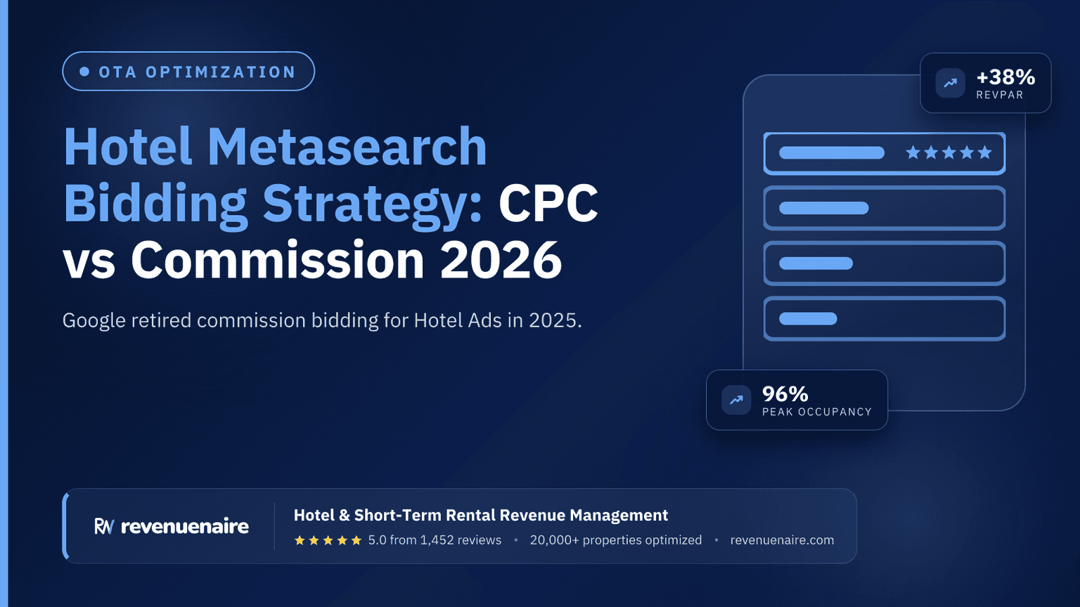 Hotel Metasearch Bidding Strategy: CPC vs Commission 2026