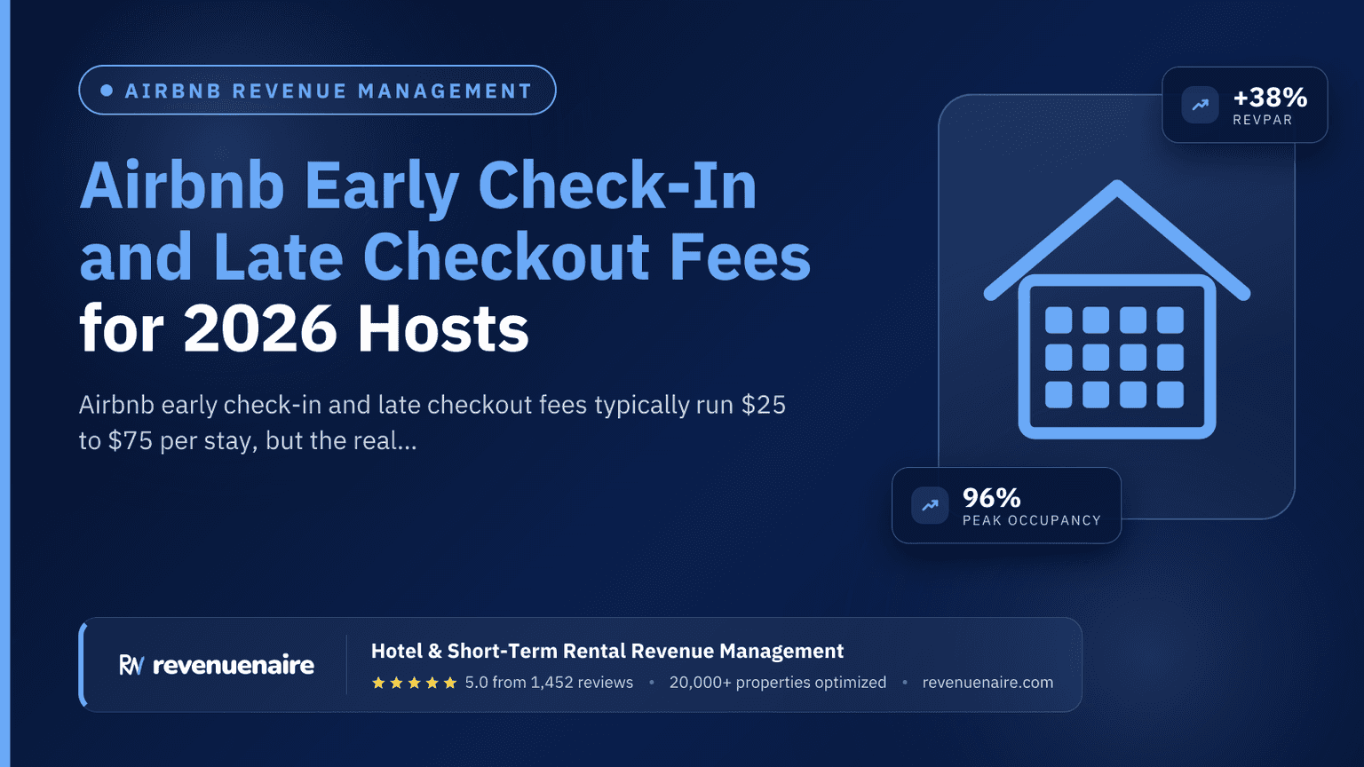 Airbnb Early Check-In and Late Checkout Fees for 2026 Hosts