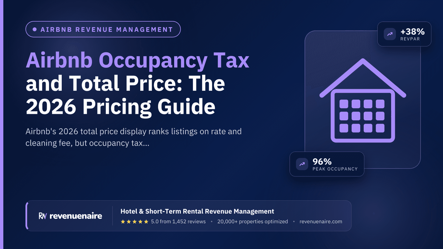 Airbnb Occupancy Tax and Total Price: The 2026 Pricing Guide