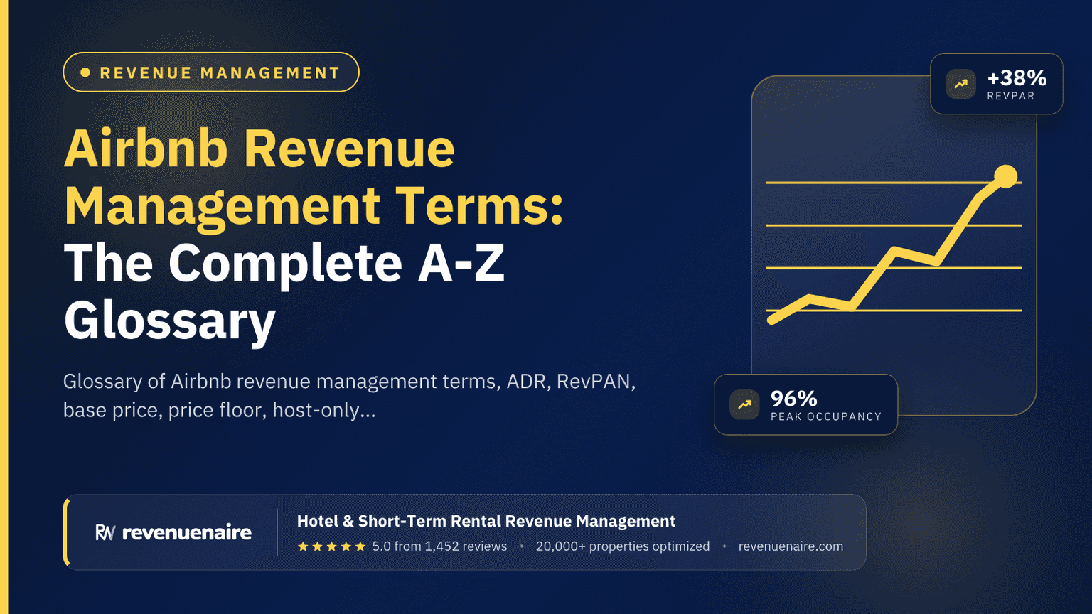 Airbnb Revenue Management Terms: The Complete A-Z Glossary