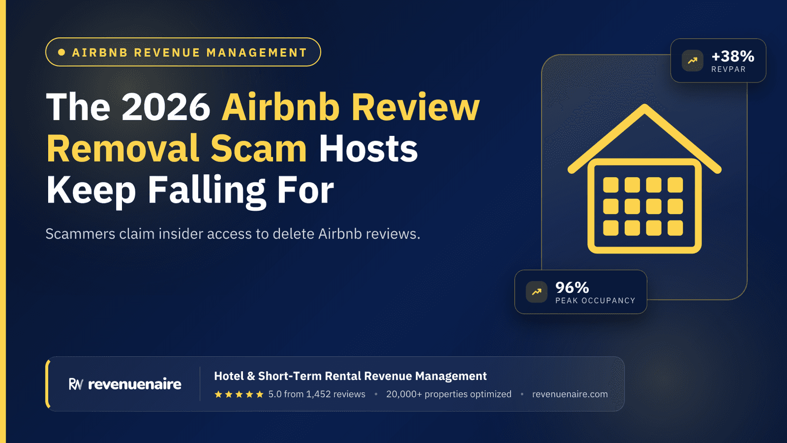 The 2026 Airbnb Review Removal Scam Hosts Keep Falling For