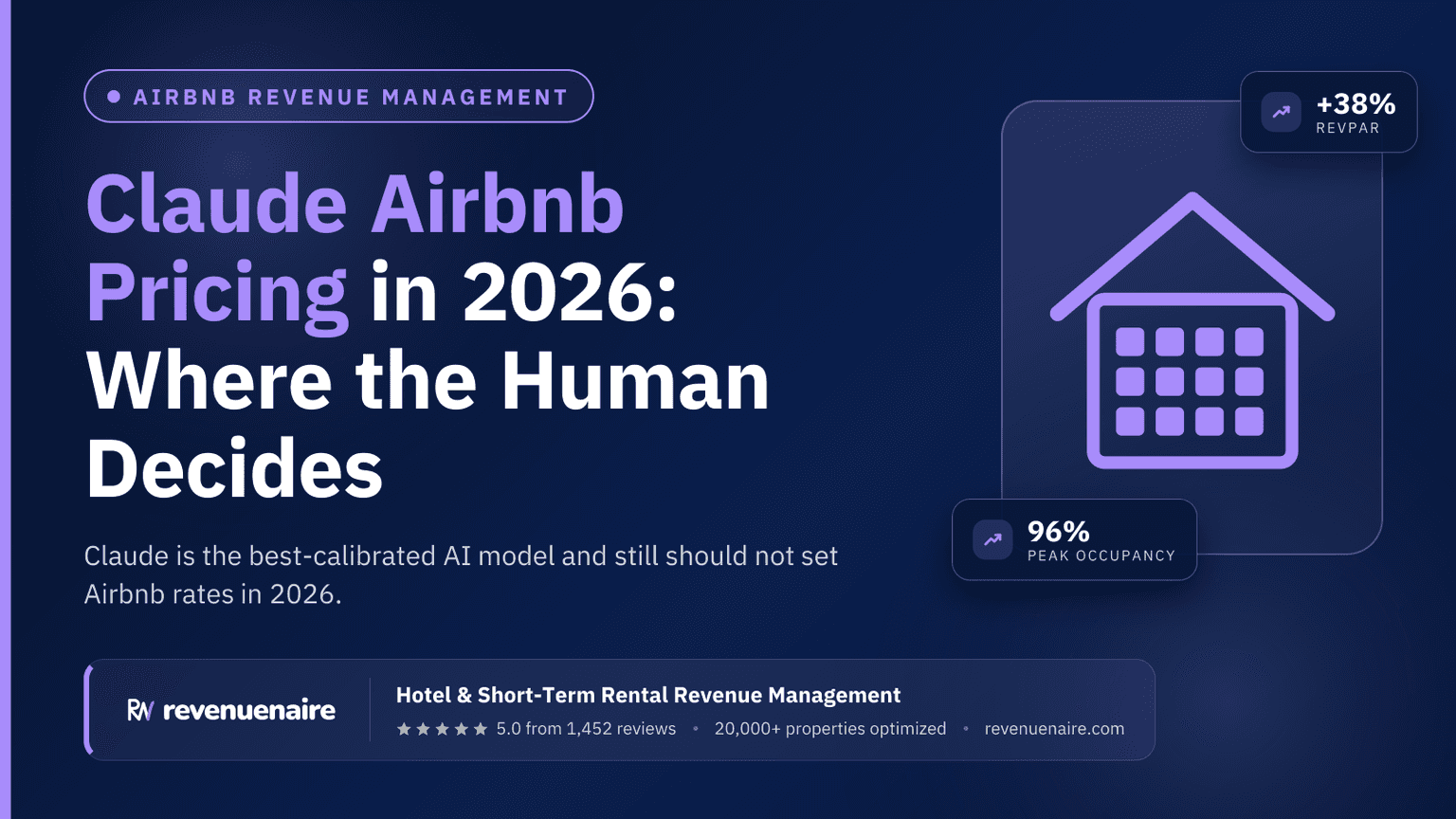 Claude Airbnb Pricing in 2026: Where the Human Decides
