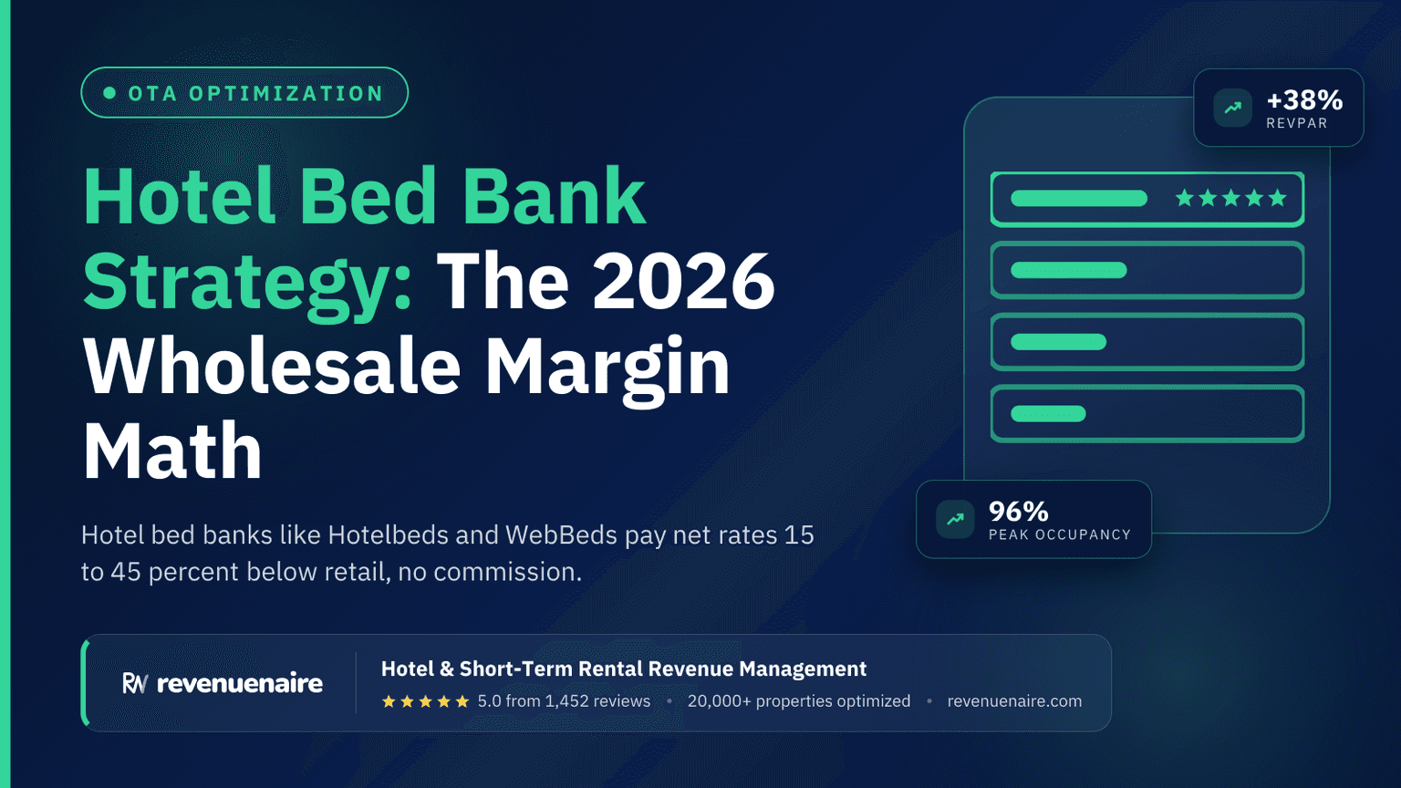 Hotel Bed Bank Strategy: The 2026 Wholesale Margin Math