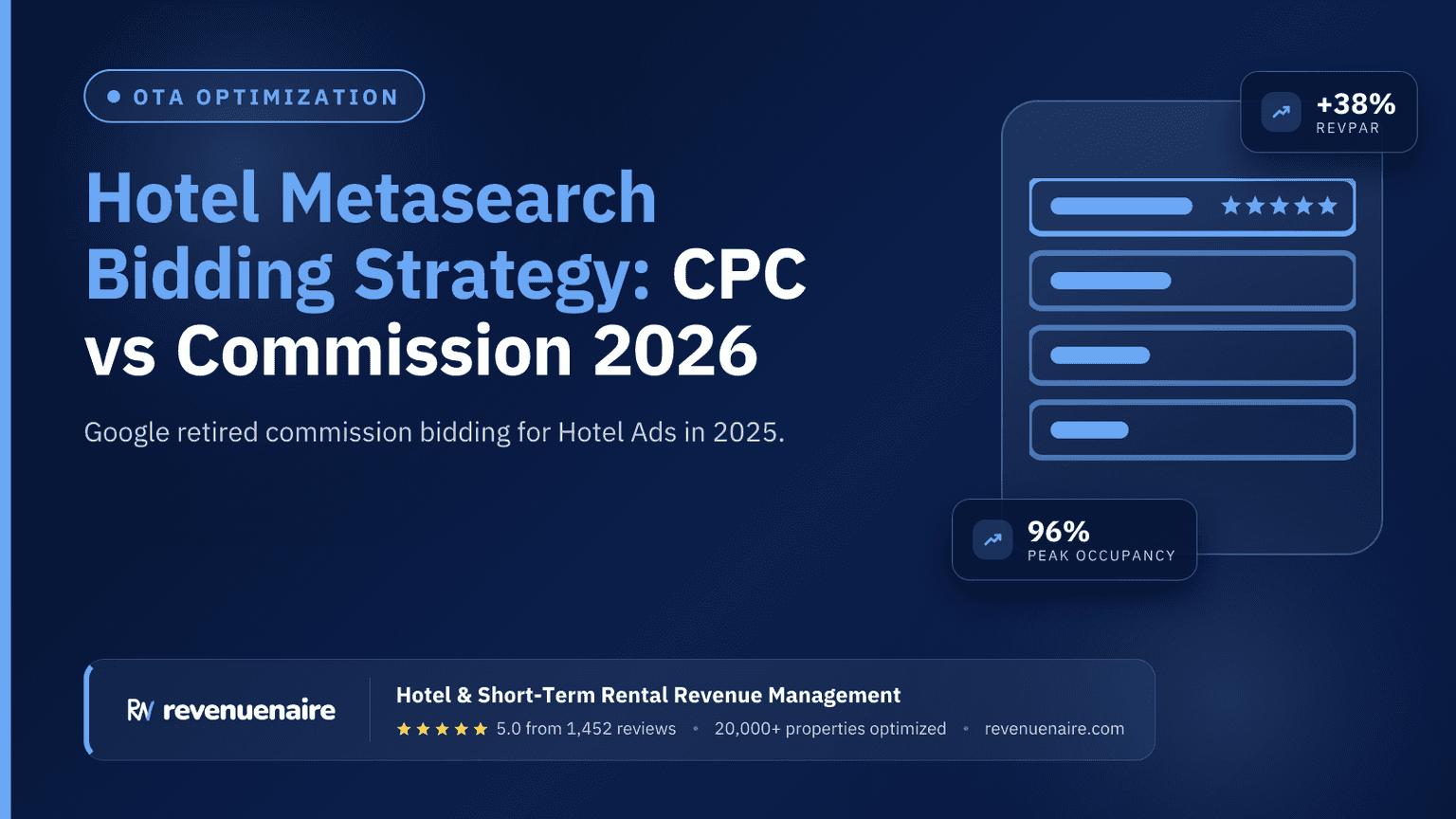 Hotel Metasearch Bidding Strategy: CPC vs Commission 2026