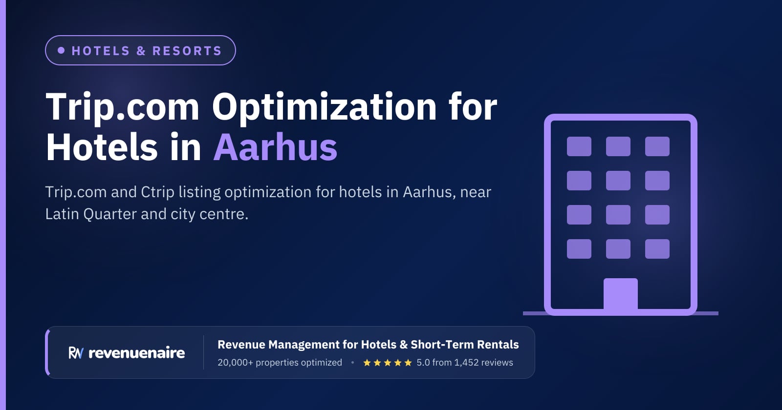Trip.com Optimization for Hotels in Aarhus & Jutland, Denmark