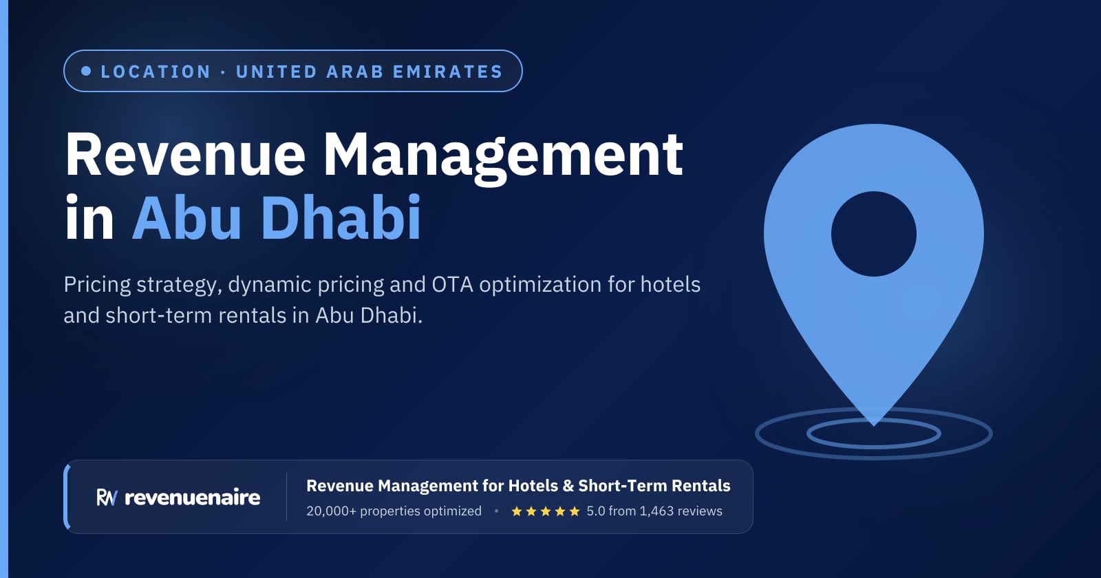 Revenue management in Abu Dhabi, United Arab Emirates