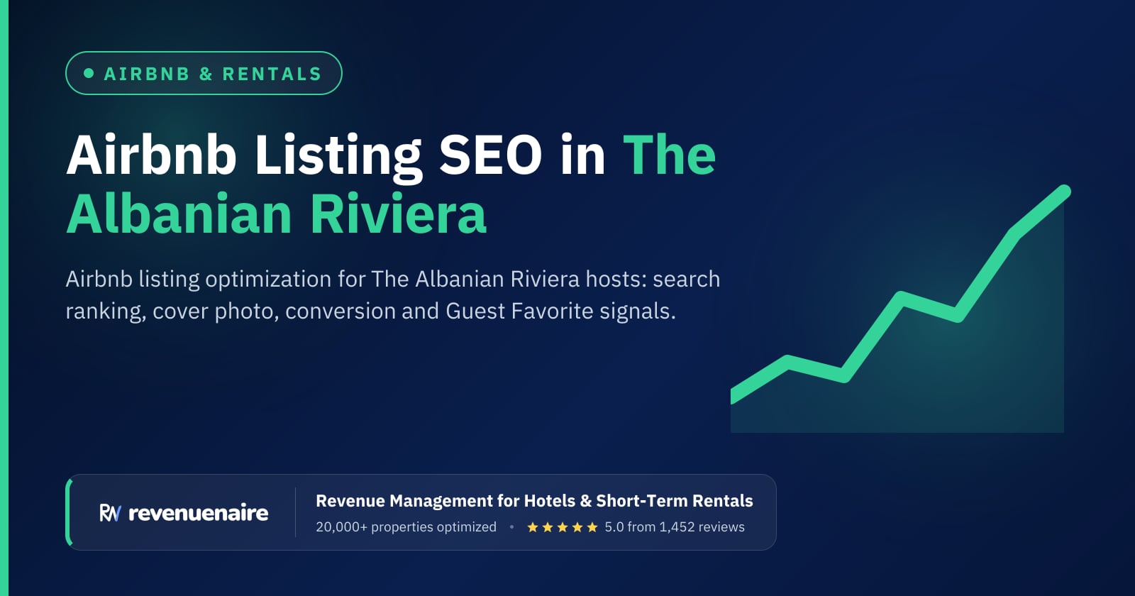 Airbnb Listing Optimization in The Albanian Riviera & Tirana, Albania