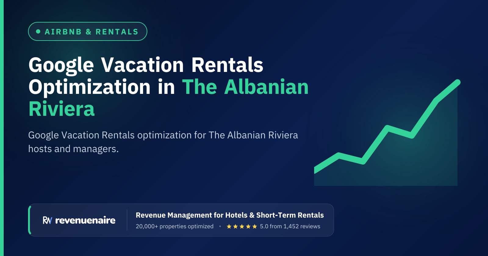 Google Vacation Rentals Optimization in The Albanian Riviera & Tirana, Albania