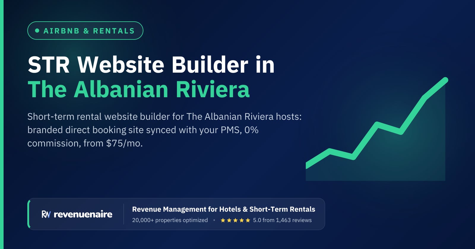 Short-Term Rental Website Builder in The Albanian Riviera & Tirana, Albania