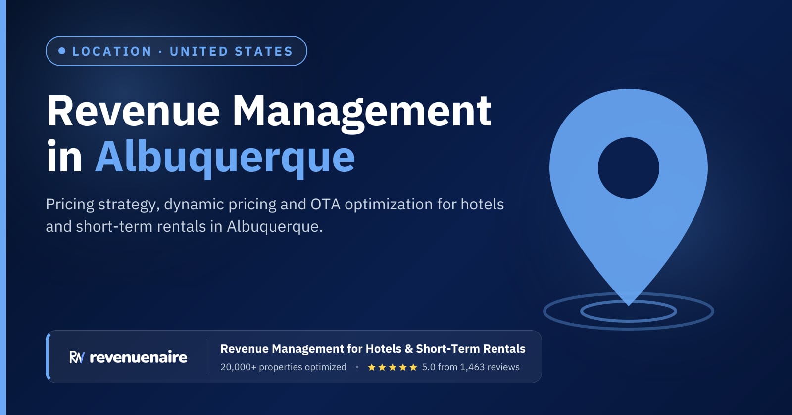 Revenue management in Albuquerque, United States