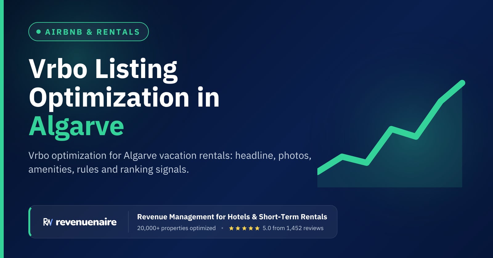 Vrbo Listing Optimization in Algarve, Portugal