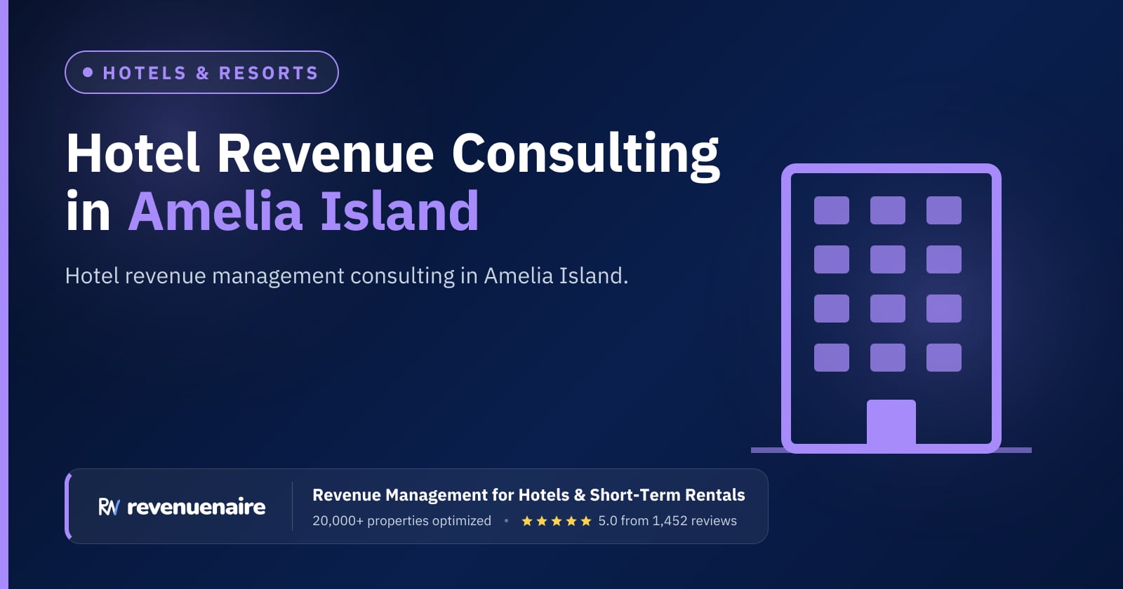 Hotel Revenue Management Consulting in Amelia Island, United States