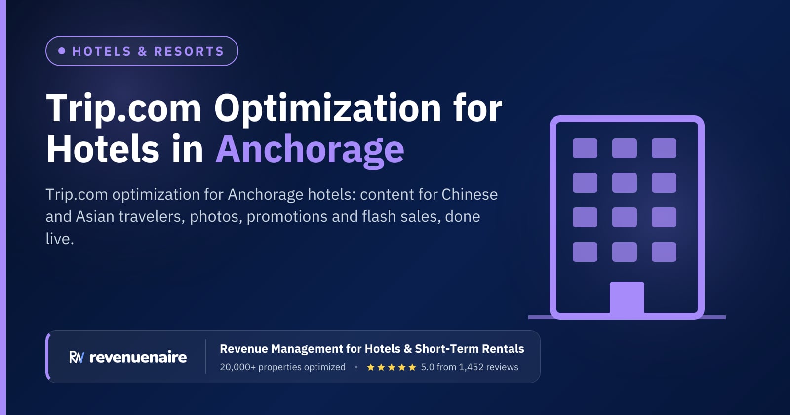 Trip.com Optimization for Hotels in Anchorage & Alaska, United States