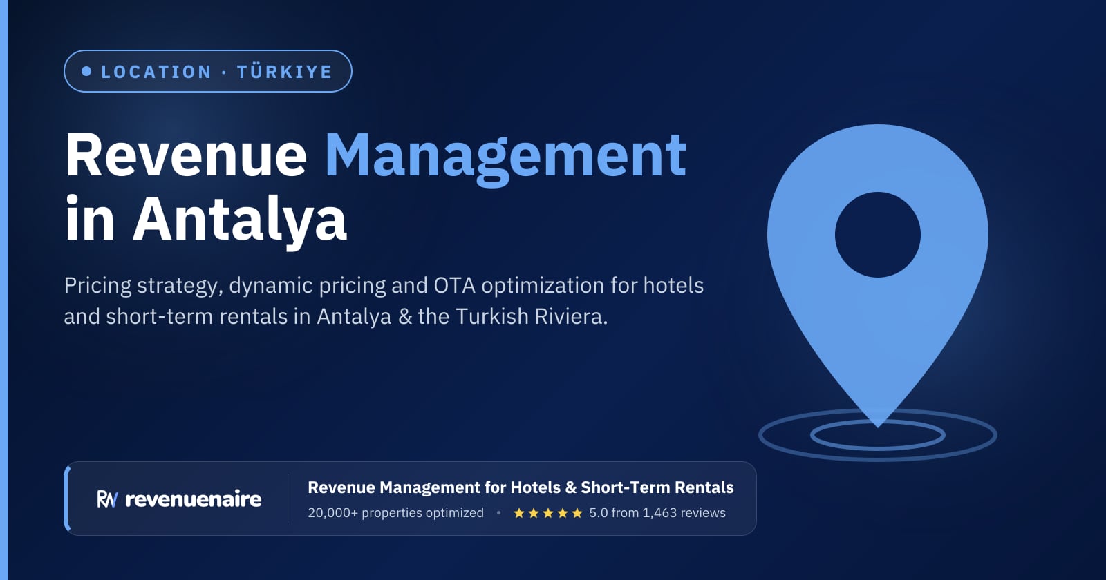 Revenue management in Antalya & the Turkish Riviera, Türkiye