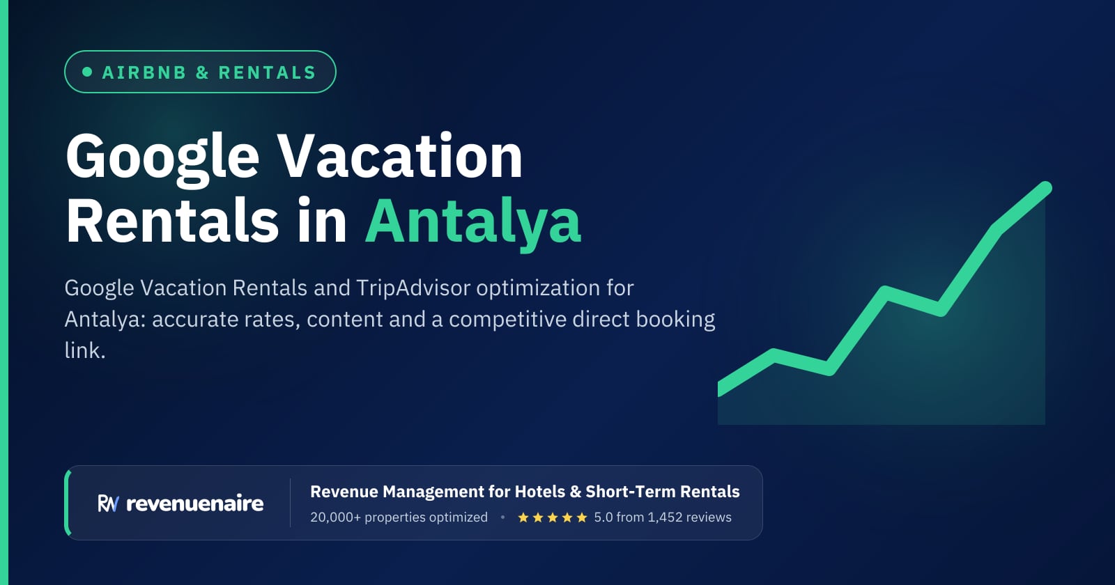 Google Vacation Rentals Optimization in Antalya & the Turkish Riviera, Türkiye