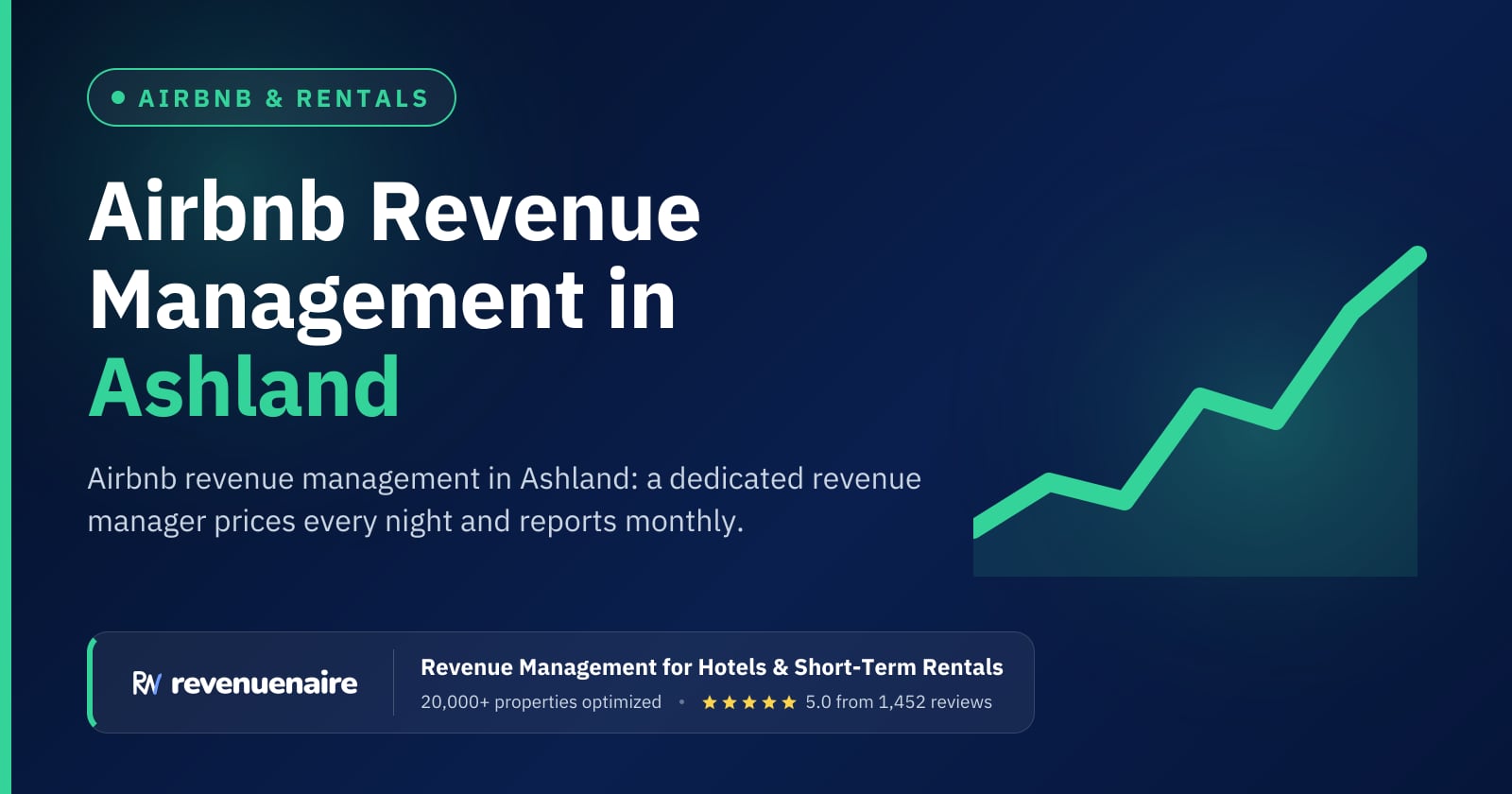 Airbnb Revenue Management in Ashland & Southern Oregon, United States