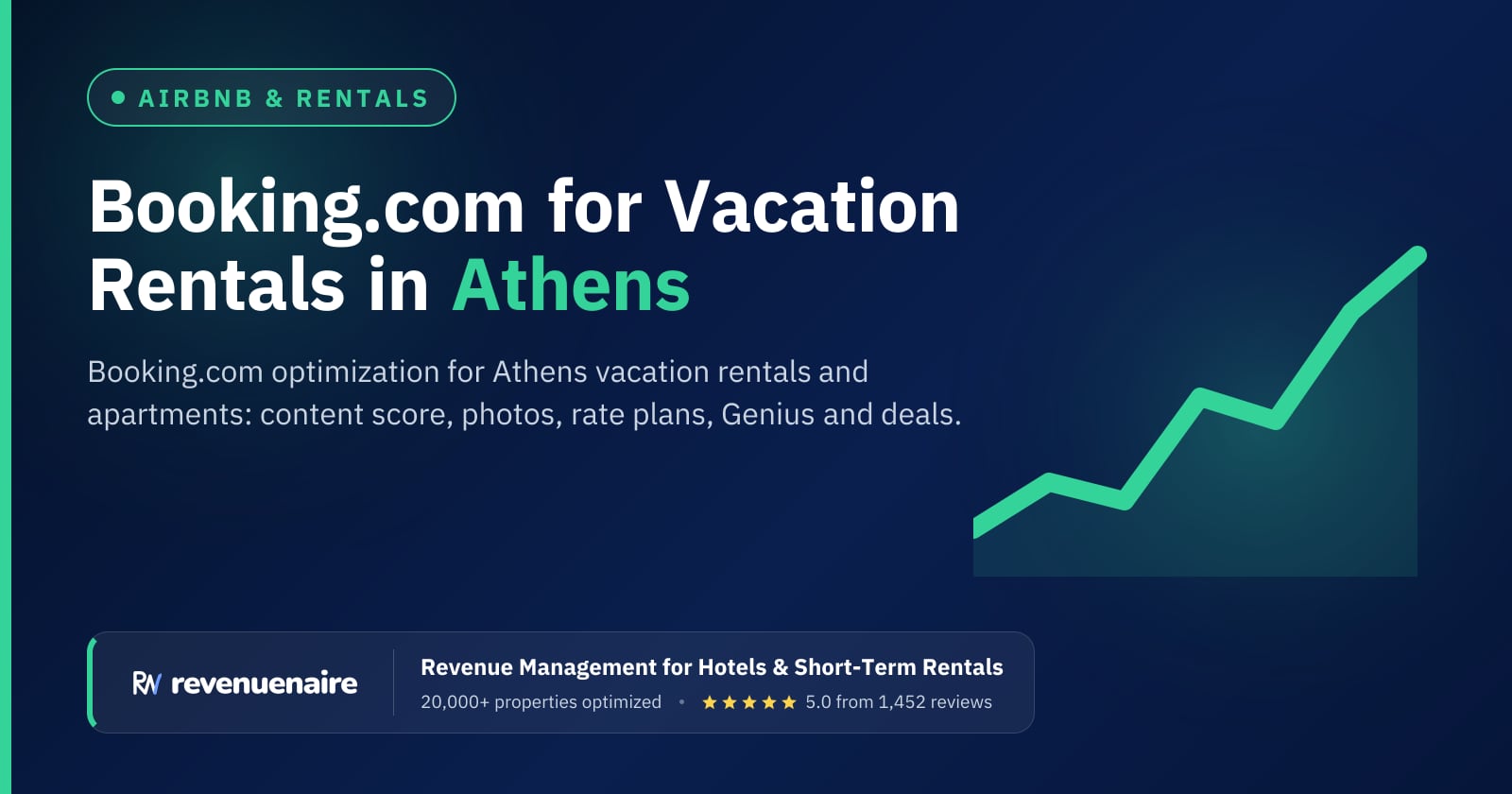 Booking.com Optimization for Rentals in Athens & the Greek Islands, Greece