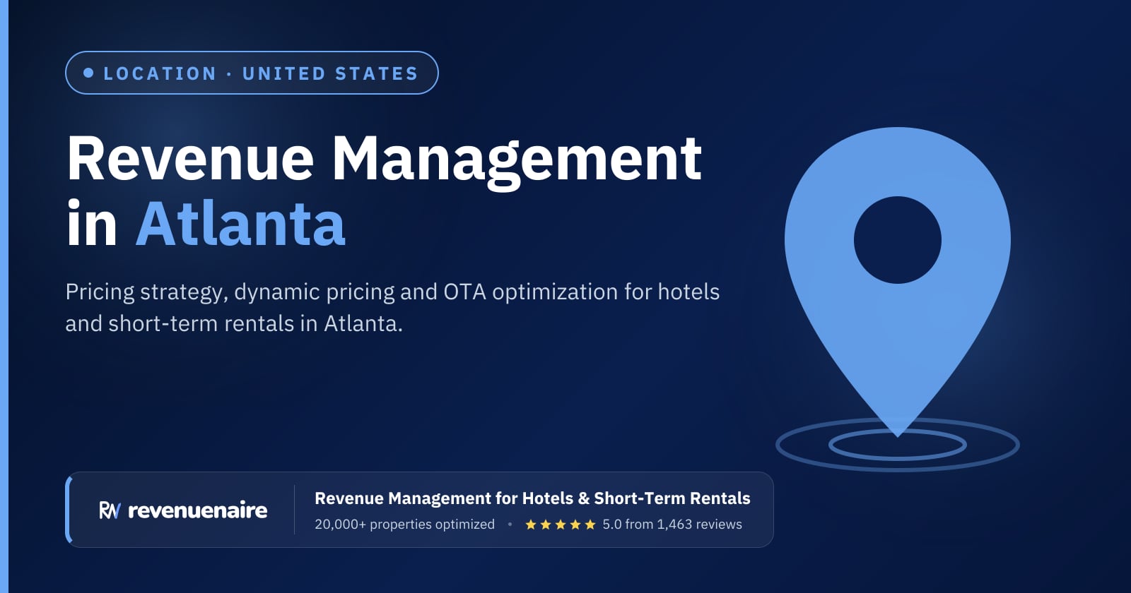 Revenue management in Atlanta, United States