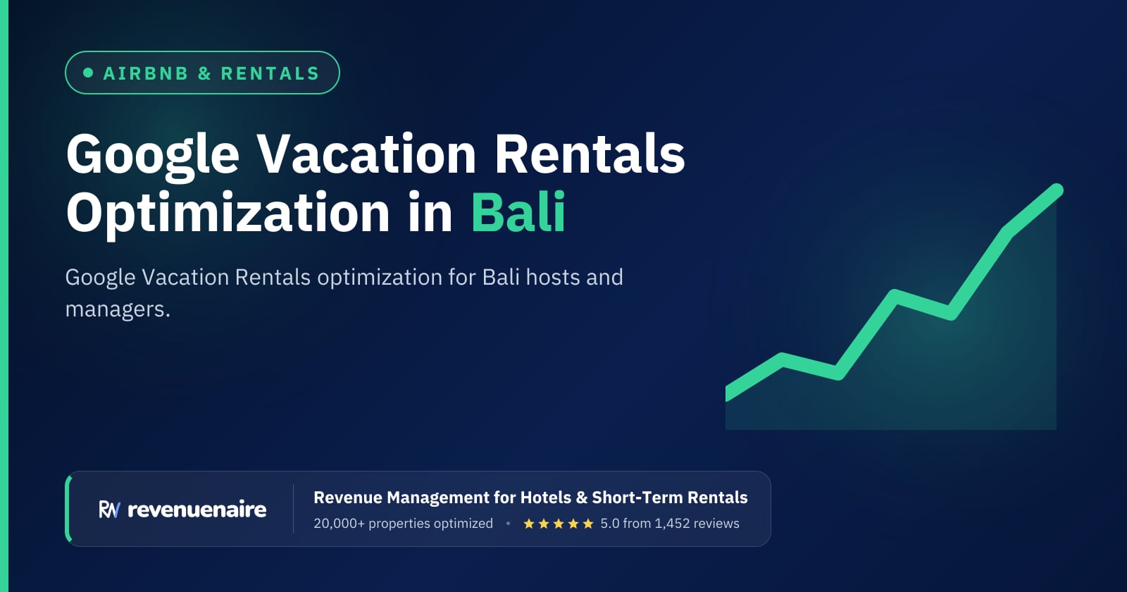 Google Vacation Rentals Optimization in Bali, Indonesia
