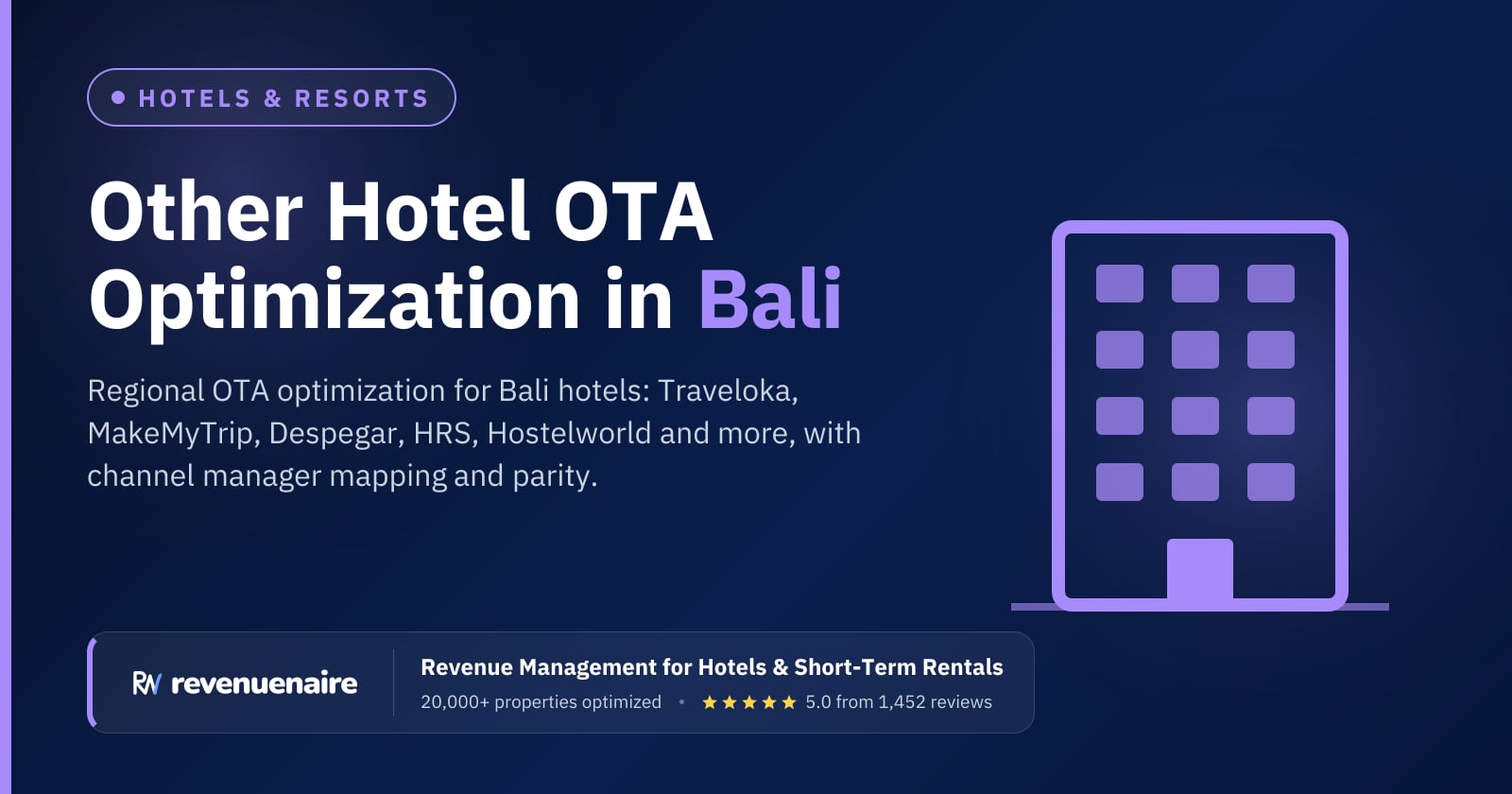 Other Hotel OTA Optimization in Bali, Indonesia