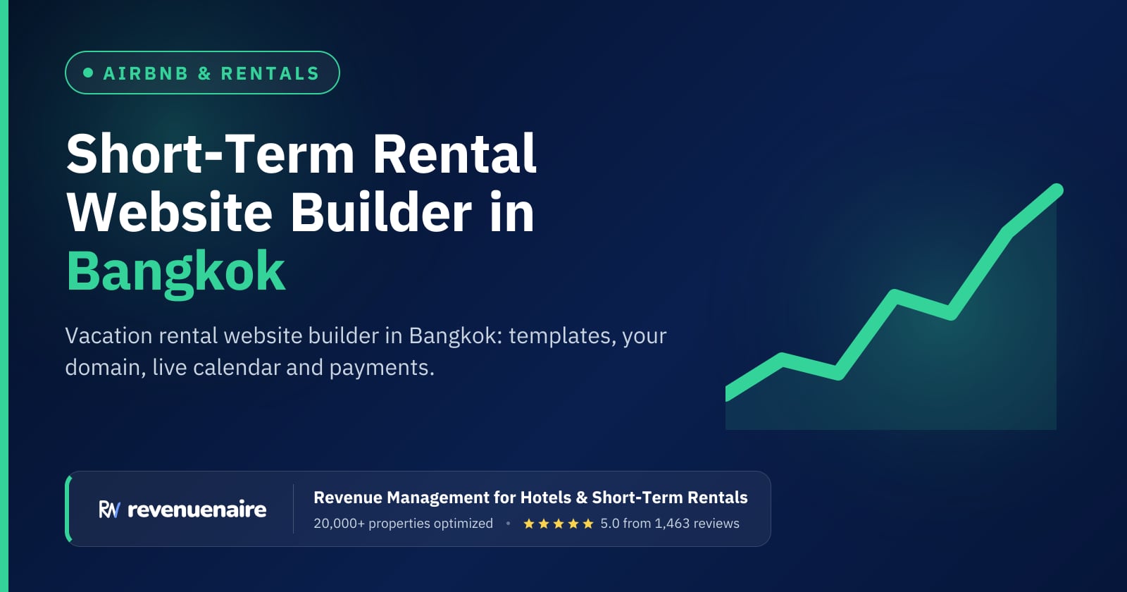 Short-Term Rental Website Builder in Bangkok, Thailand