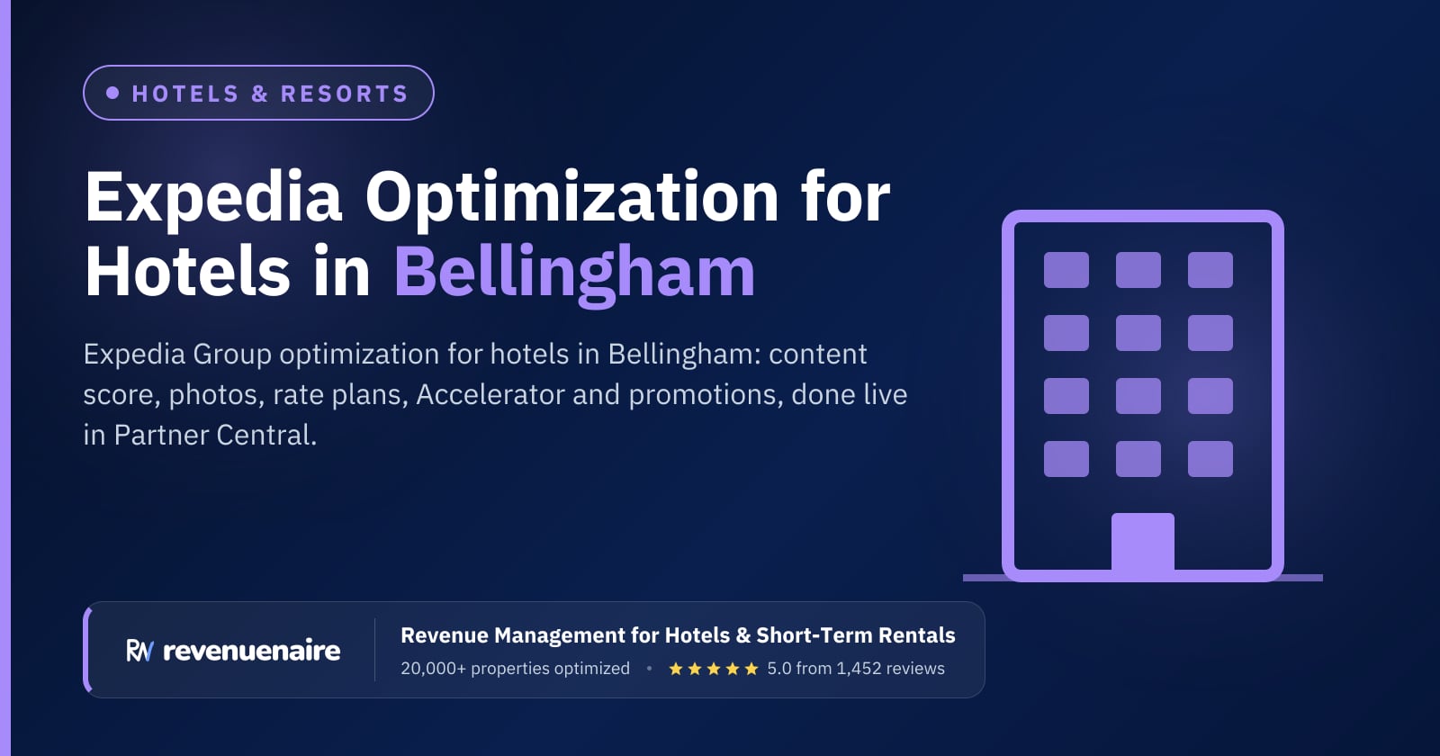 Expedia Optimization for Hotels in Bellingham & Mount Baker, United States