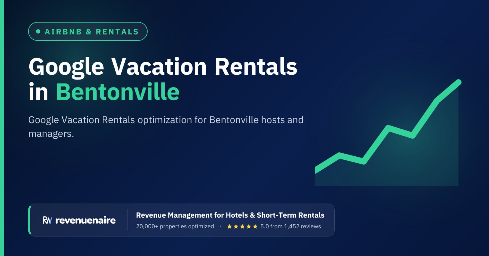 Google Vacation Rentals Optimization in Bentonville & Northwest Arkansas, United States