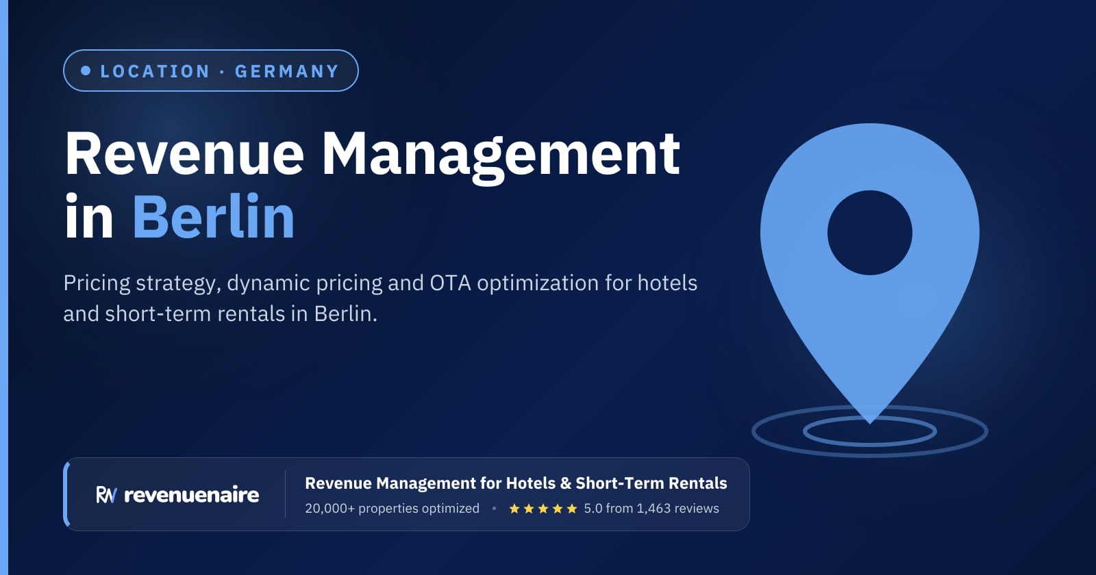 Revenue management in Berlin, Germany