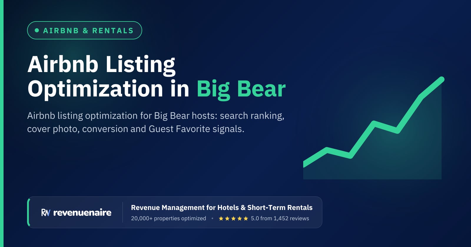 Airbnb Listing Optimization in Big Bear & Joshua Tree, United States