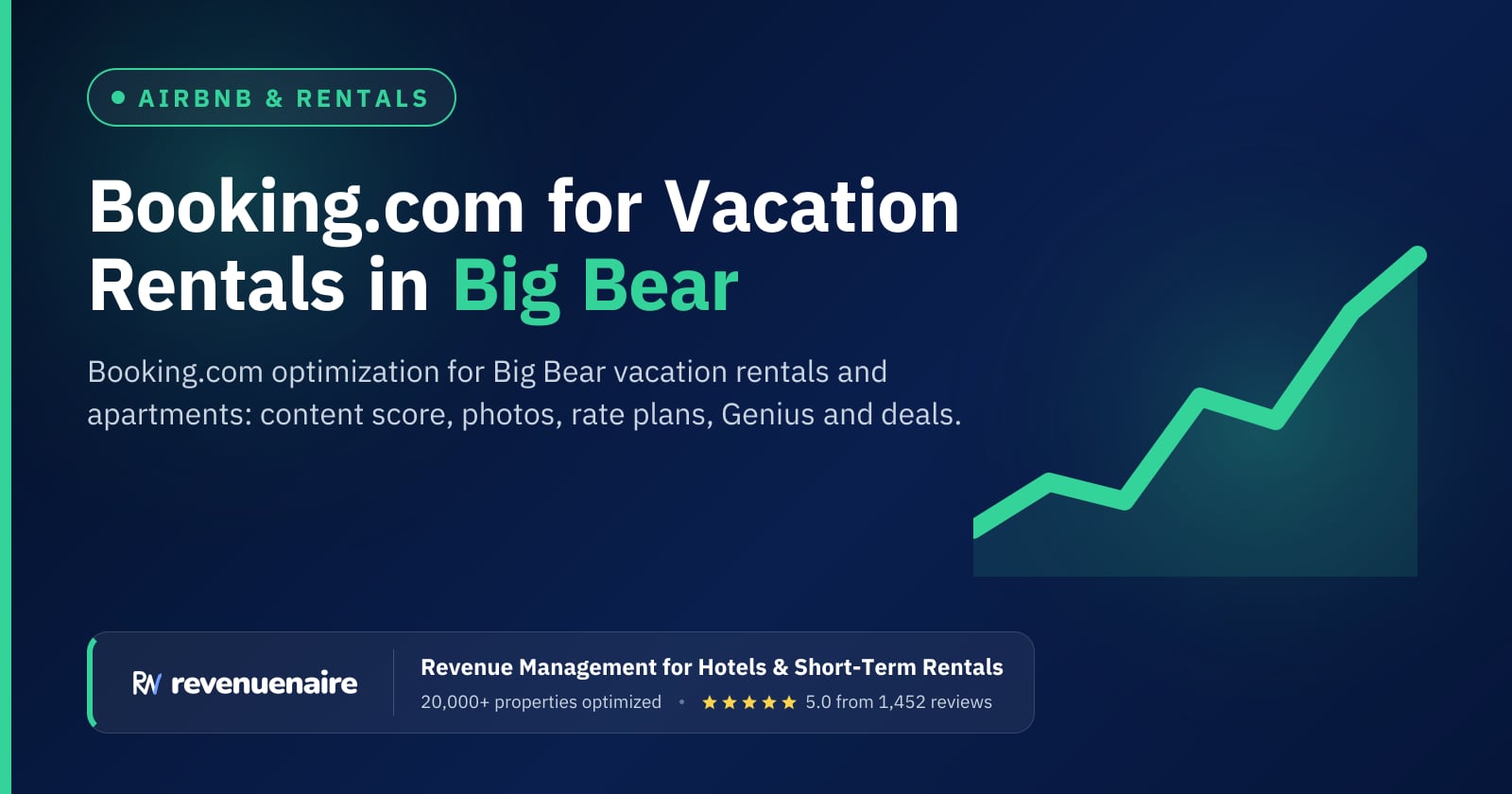 Booking.com Optimization for Rentals in Big Bear & Joshua Tree, United States