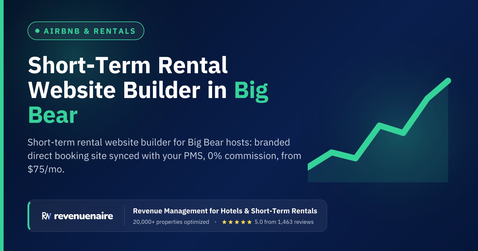 Short-Term Rental Website Builder in Big Bear & Joshua Tree, United States