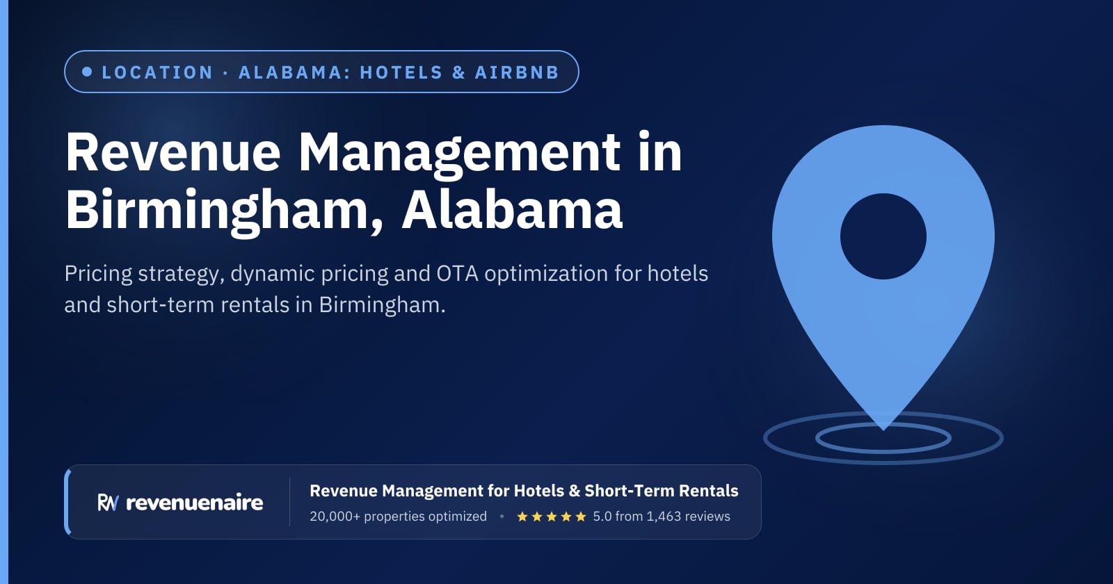 Revenue management in Birmingham, United States