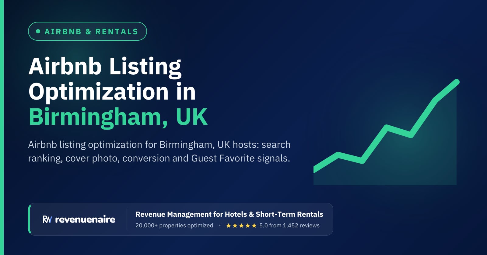 Airbnb Listing Optimization in Birmingham, United Kingdom