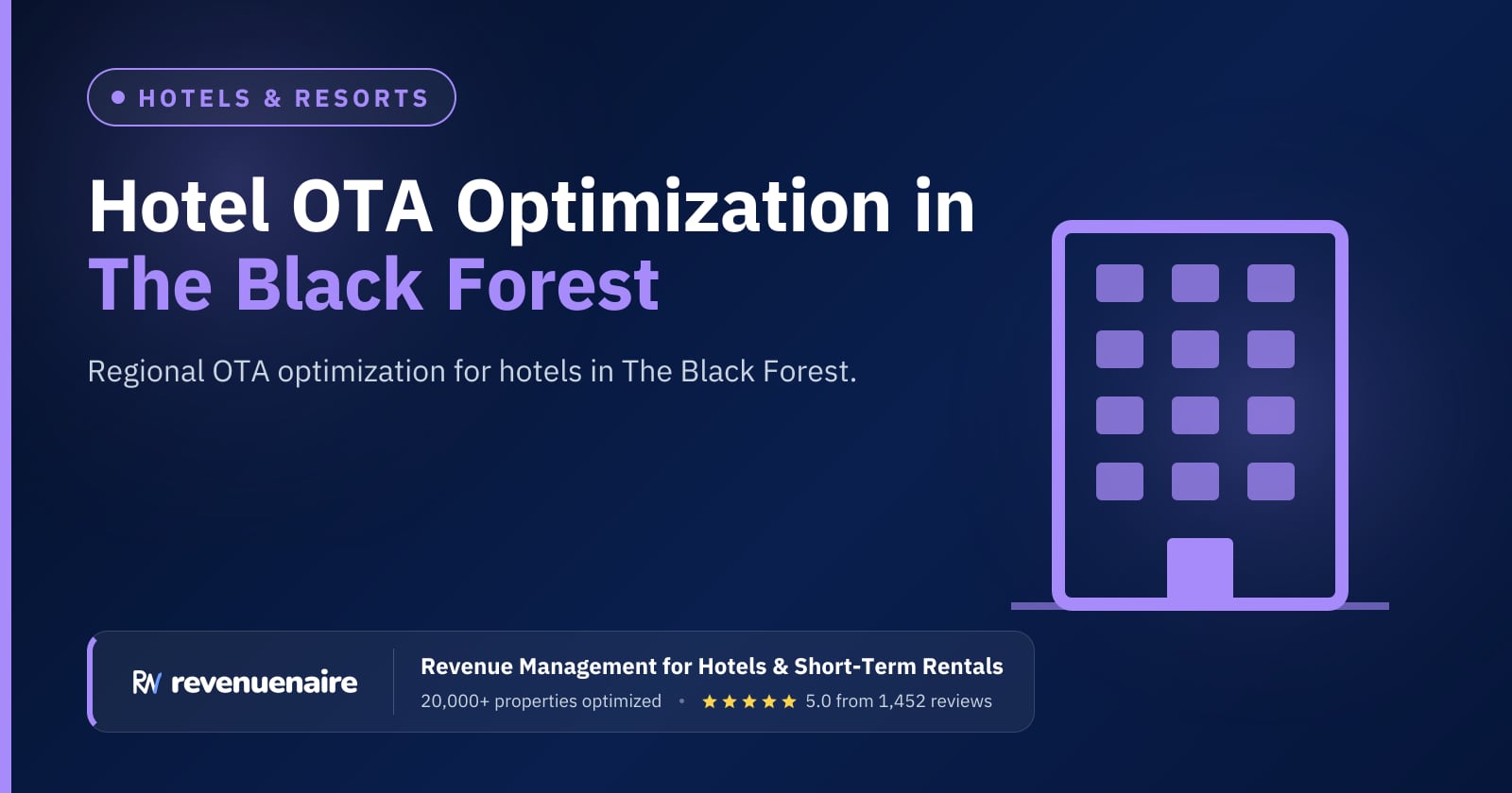 Other Hotel OTA Optimization in The Black Forest (Freiburg), Germany