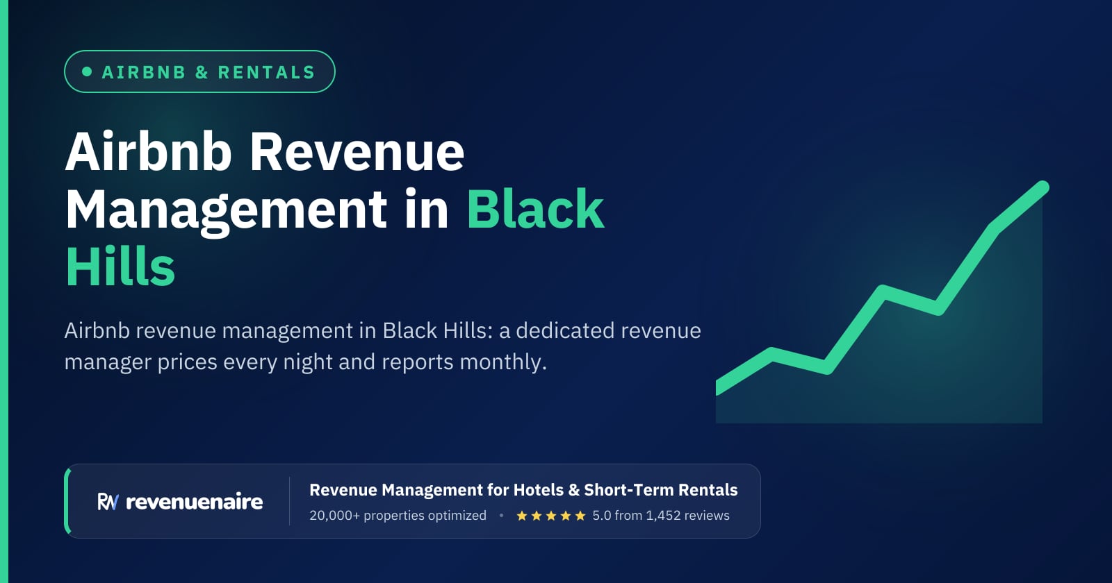 Airbnb Revenue Management in Black Hills & Rapid City, United States