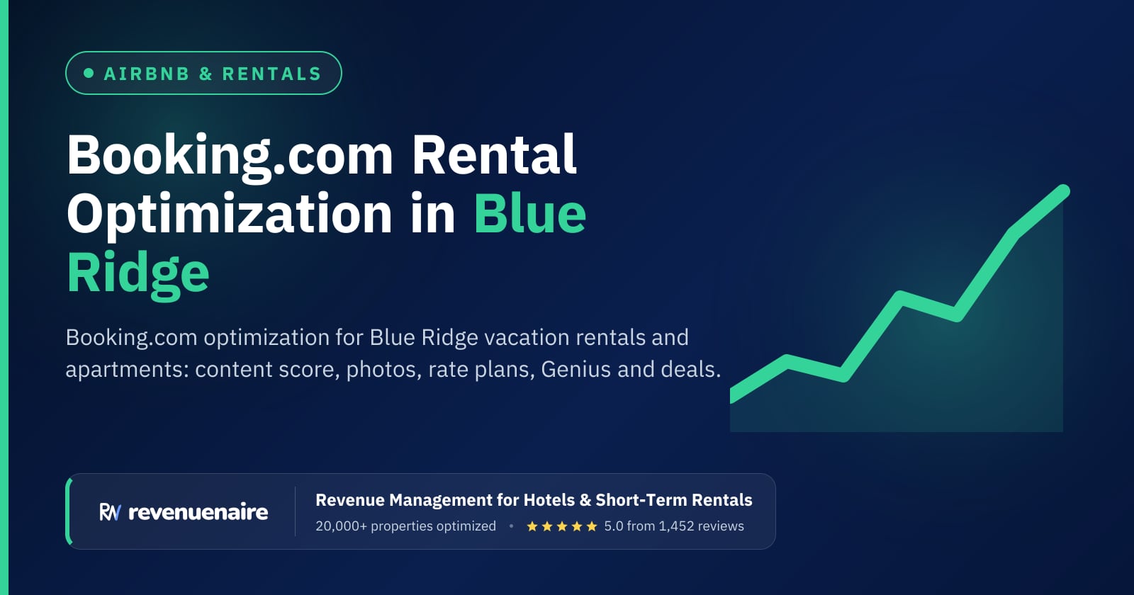 Booking.com Optimization for Rentals in Blue Ridge, United States