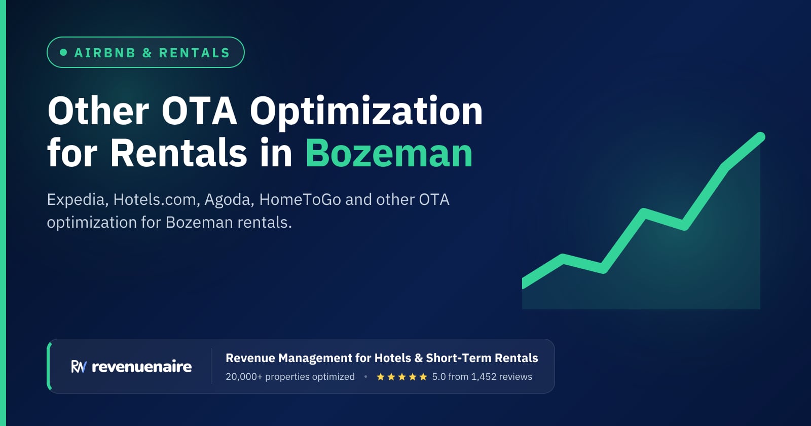 Expedia, Agoda and Other OTA Optimization in Bozeman, Big Sky & Glacier, United States