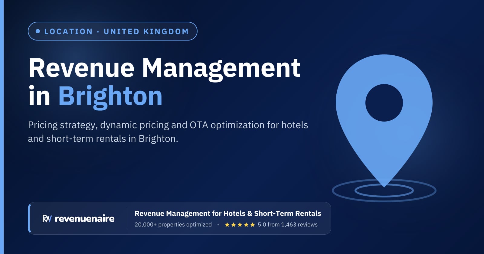 Revenue management in Brighton, United Kingdom