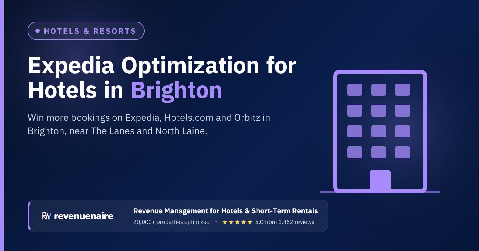 Expedia Optimization for Hotels in Brighton, United Kingdom