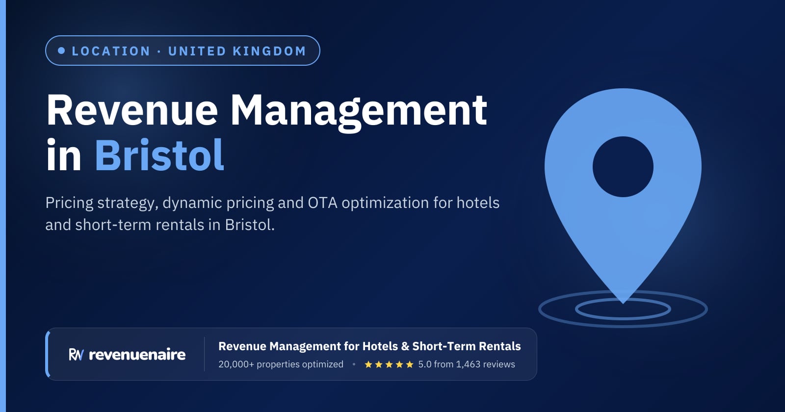Revenue management in Bristol, United Kingdom