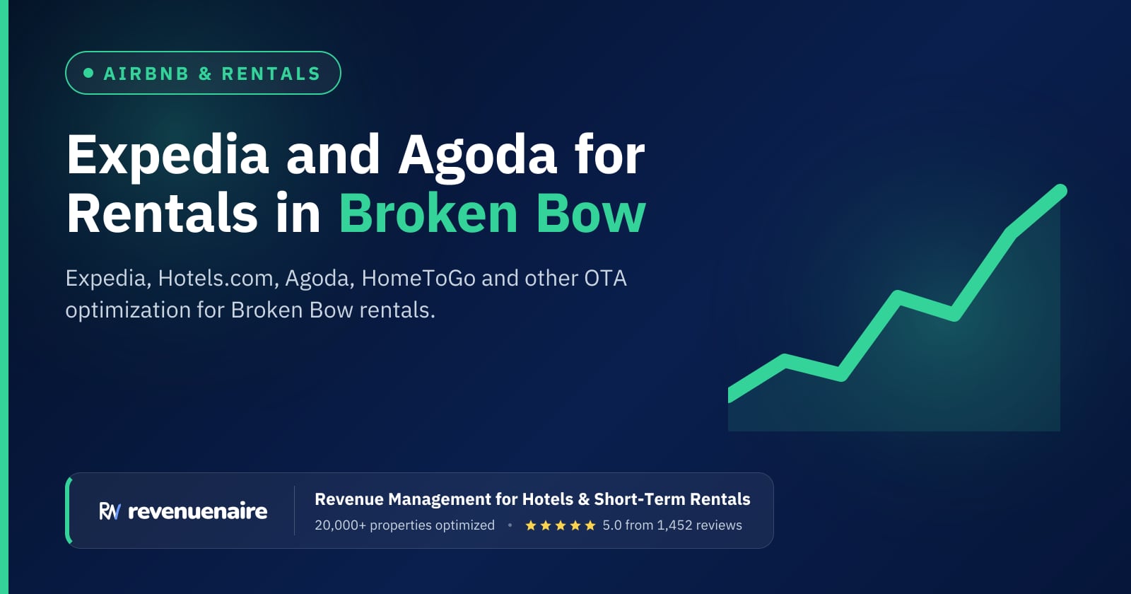 Expedia, Agoda and Other OTA Optimization in Broken Bow & Beavers Bend, United States