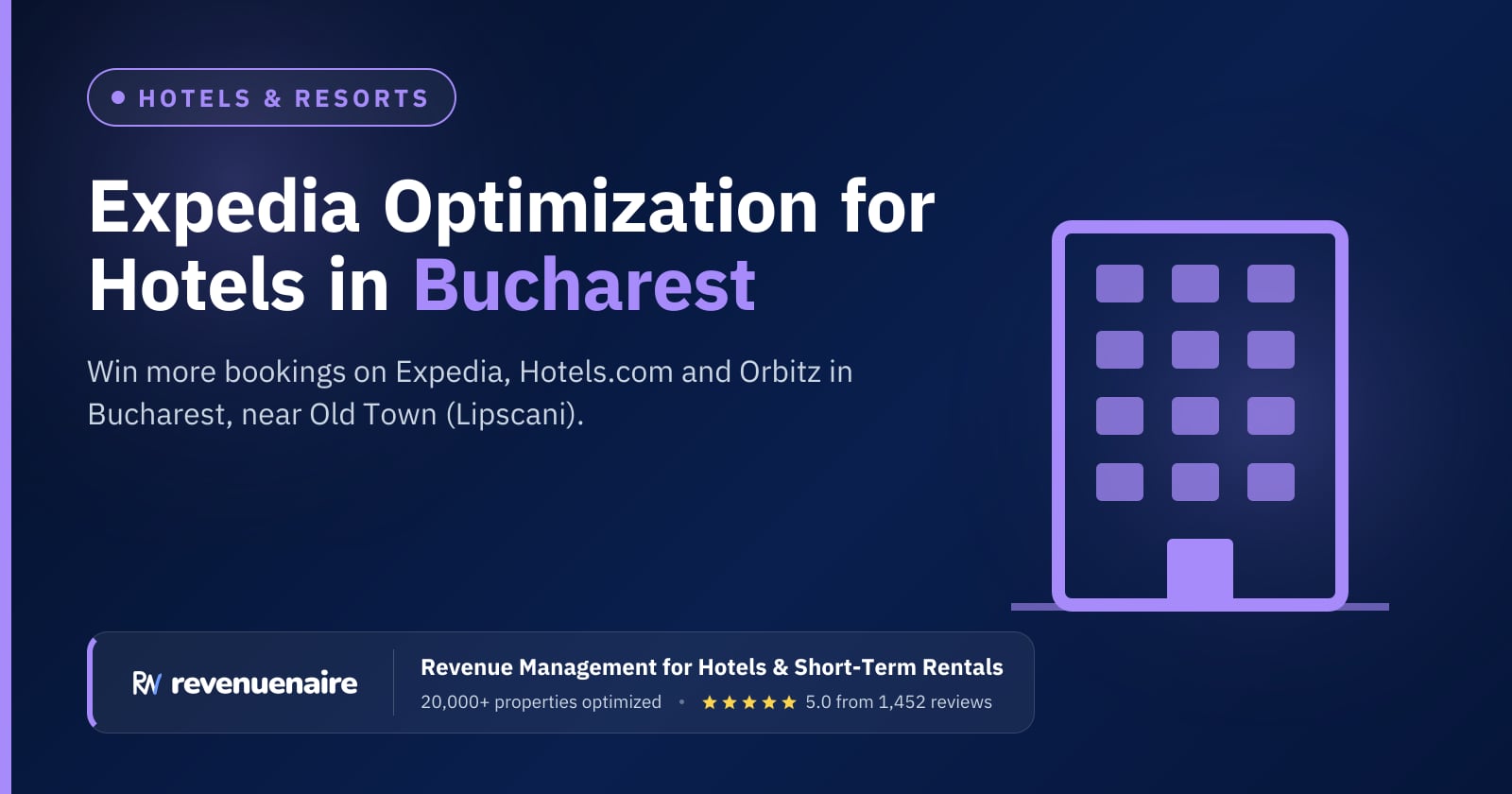 Expedia Optimization for Hotels in Bucharest, Romania