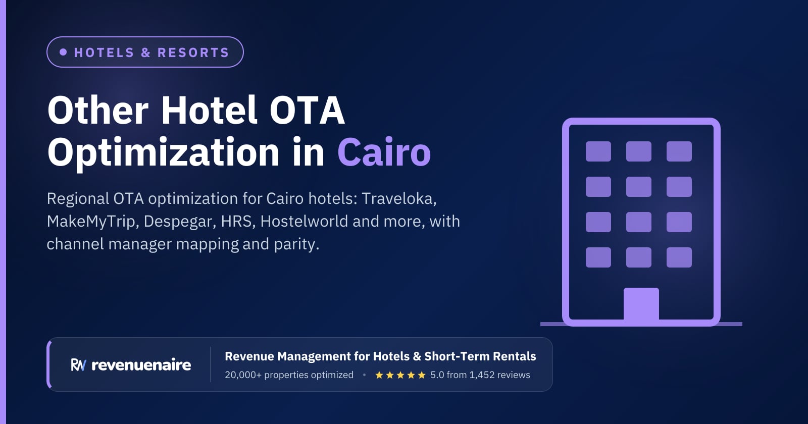 Other Hotel OTA Optimization in Cairo & the Red Sea, Egypt