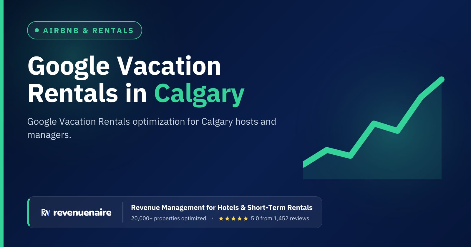 Google Vacation Rentals Optimization in Calgary, Banff & Canmore, Canada