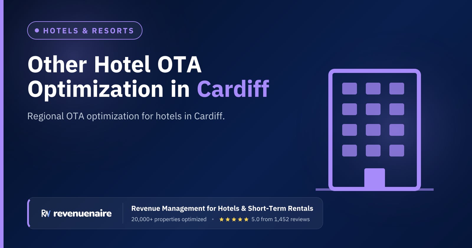 Other Hotel OTA Optimization in Cardiff & Wales, United Kingdom