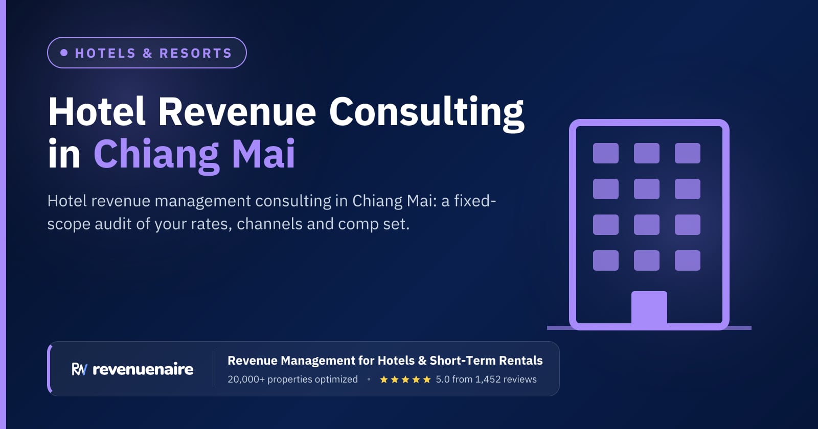 Hotel Revenue Management Consulting in Chiang Mai, Thailand