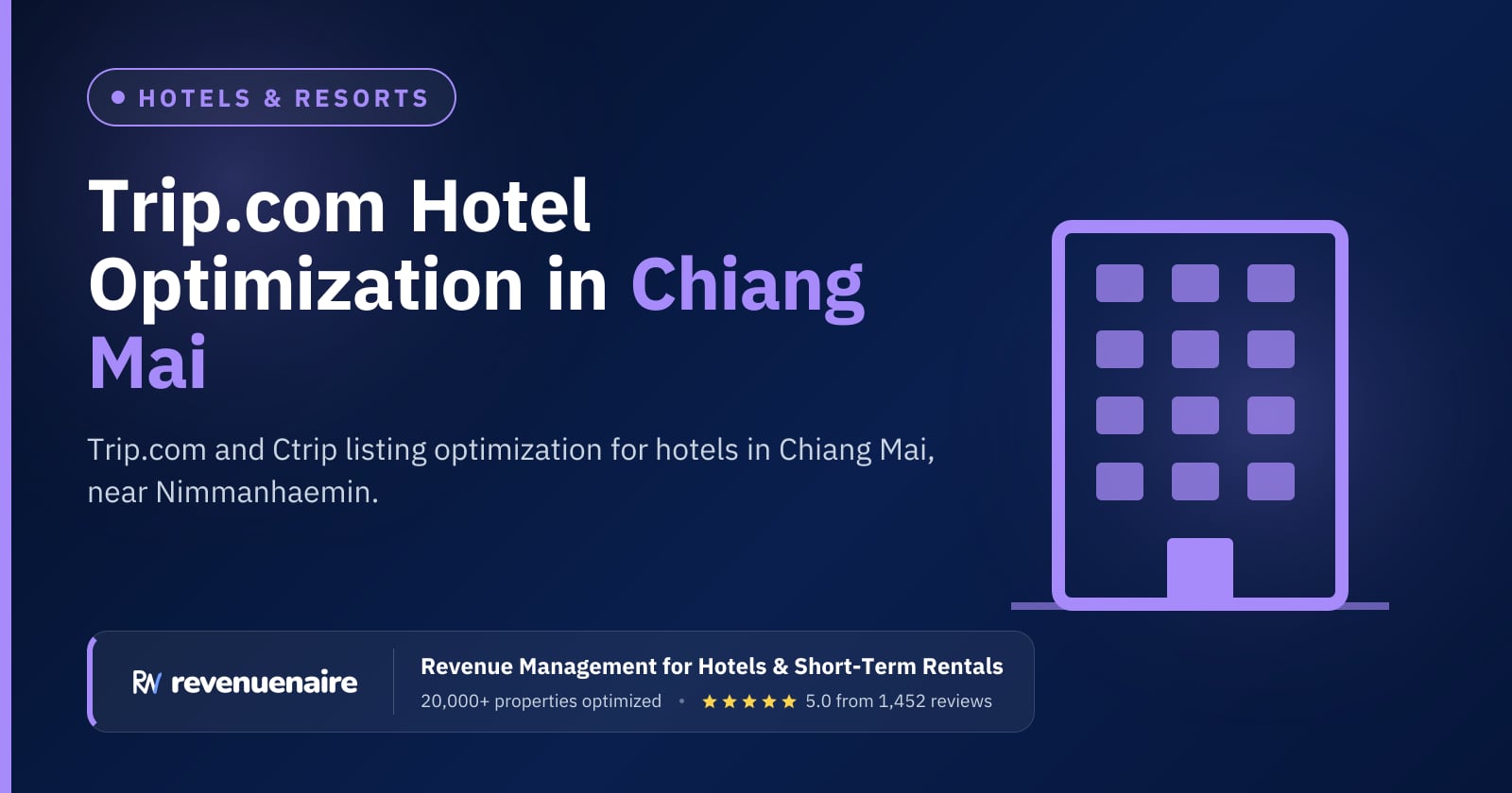Trip.com Optimization for Hotels in Chiang Mai, Thailand