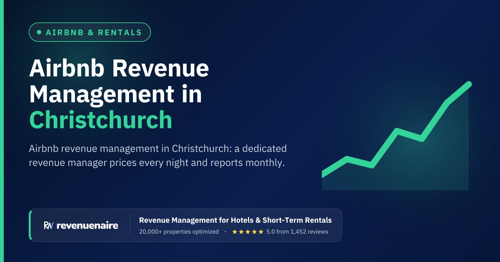 Airbnb Revenue Management in Christchurch & Canterbury, New Zealand